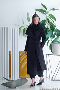 ETHEREA WOOL KIMONO COAT