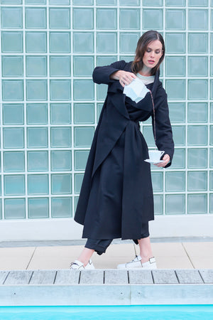 ETHEREA WOOL KIMONO COAT