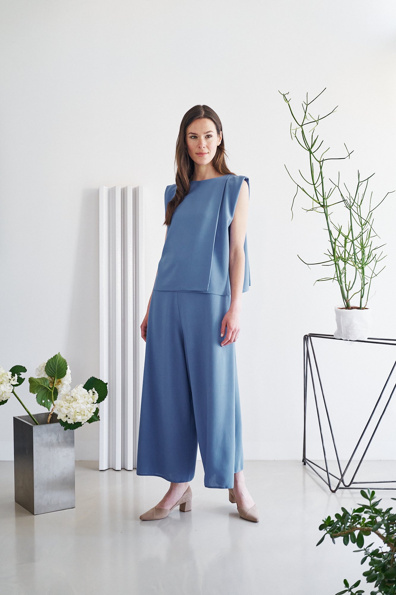 Etherea Summer Trousers K1 BLUE