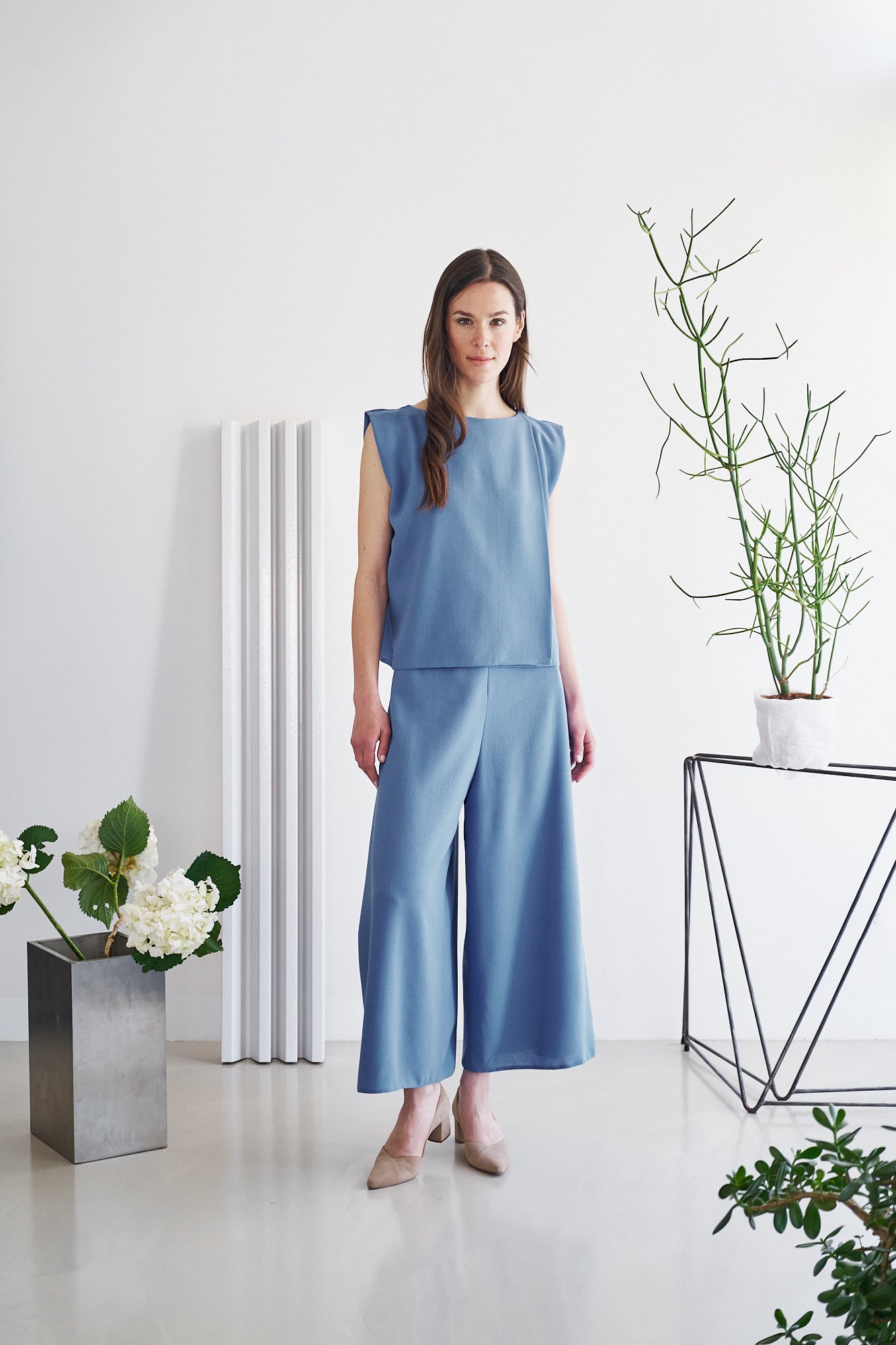 Etherea Summer Trousers K1 BLUE