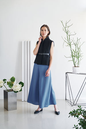 ETHEREA LEATHER BELT BLACK