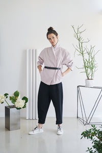 Etherea Summer COTTON KIMONO BOMBER MAGNOLIA NUDE