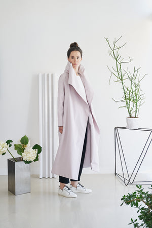 Etherea Summer COTTON KIMONO COAT MAGNOLIA NUDE