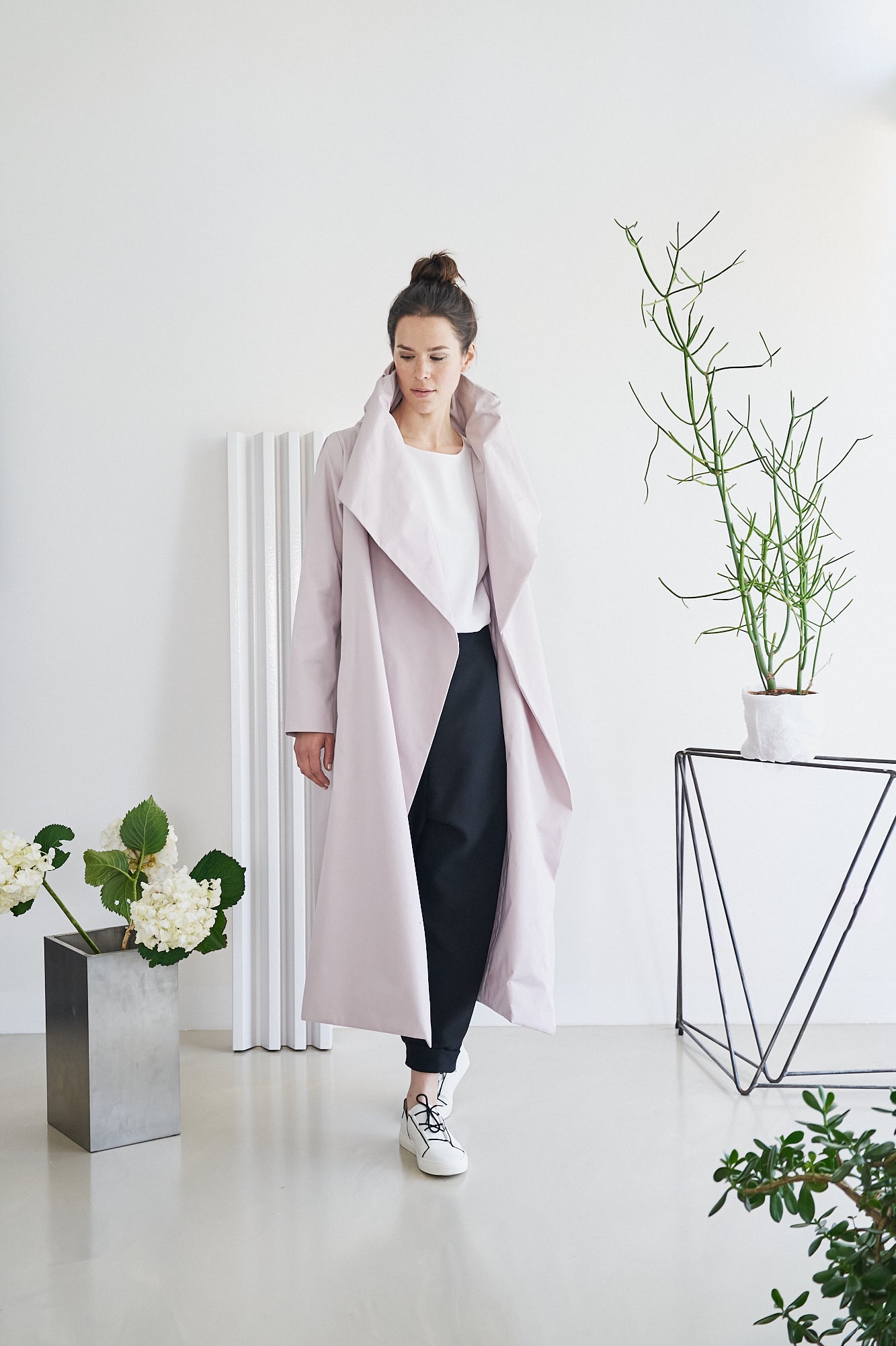 Etherea Summer COTTON KIMONO COAT MAGNOLIA NUDE