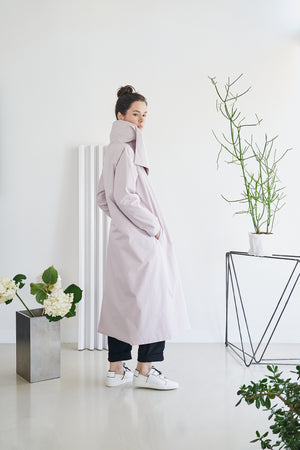 Etherea Summer COTTON KIMONO COAT MAGNOLIA NUDE