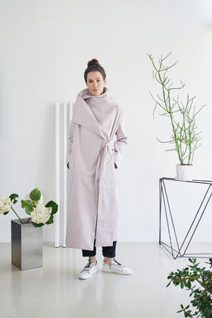 Etherea Summer COTTON KIMONO COAT MAGNOLIA NUDE