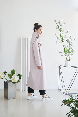 Etherea Summer COTTON KIMONO COAT MAGNOLIA NUDE
