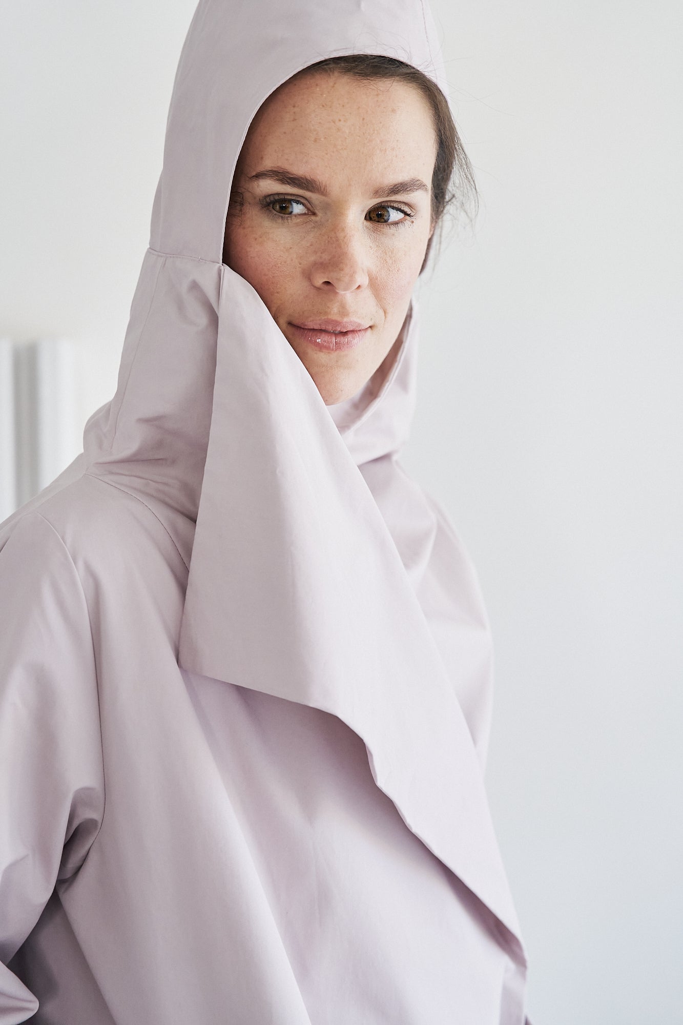 Etherea Summer COTTON KIMONO COAT MAGNOLIA NUDE