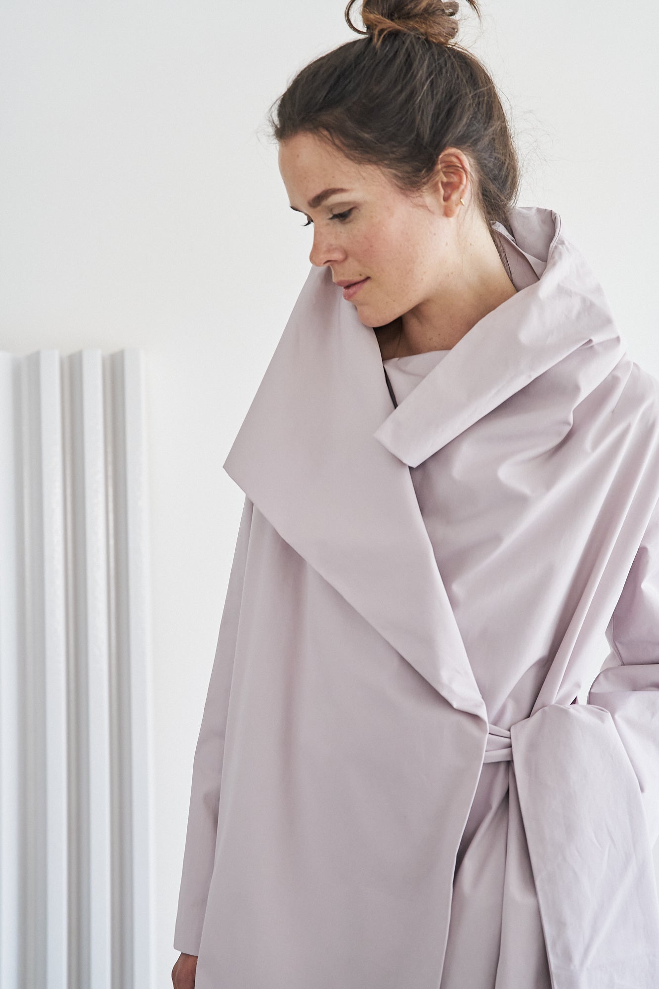 Etherea Summer COTTON KIMONO COAT MAGNOLIA NUDE