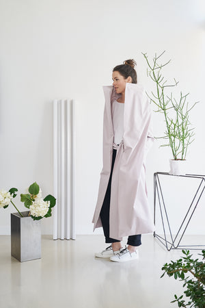 Etherea Summer COTTON KIMONO COAT MAGNOLIA NUDE