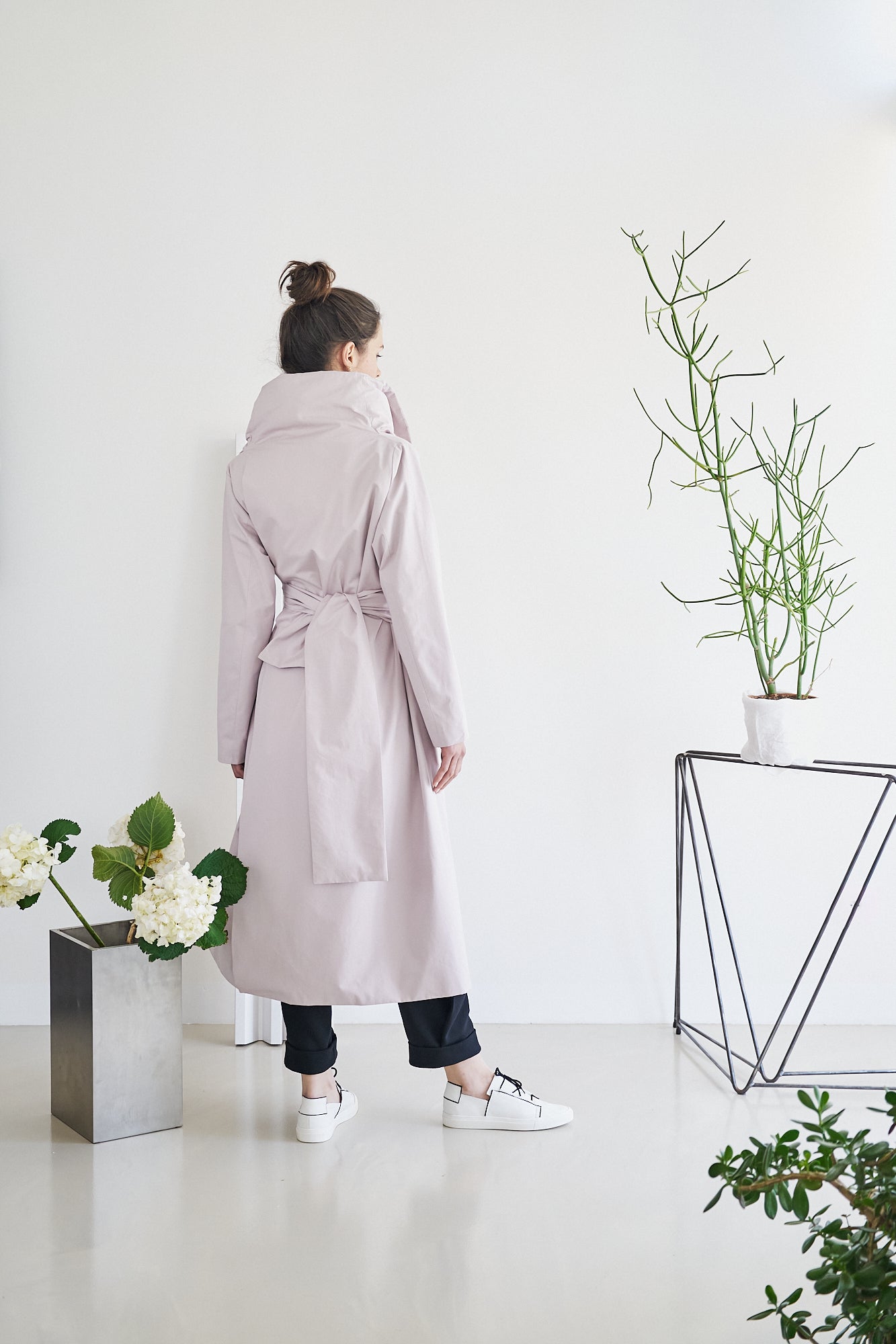 Etherea Summer COTTON KIMONO COAT MAGNOLIA NUDE