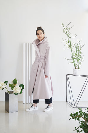 Etherea Summer COTTON KIMONO COAT MAGNOLIA NUDE