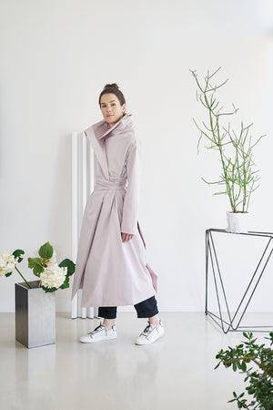Etherea Summer COTTON KIMONO COAT MAGNOLIA NUDE